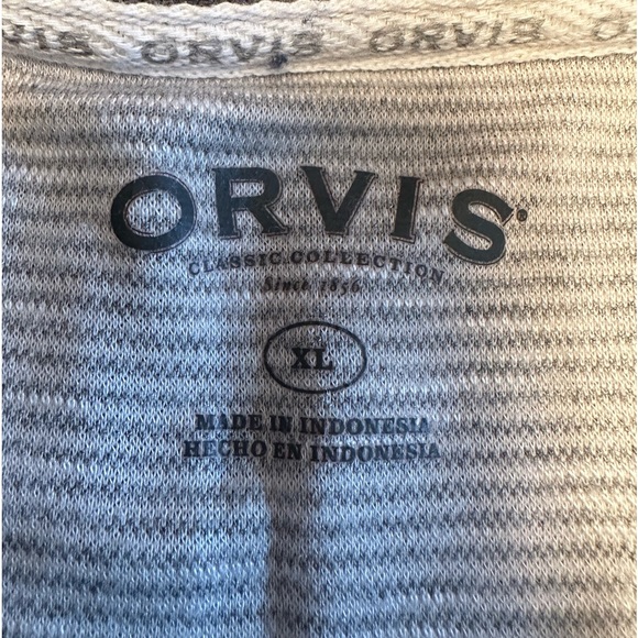 Orvis Dark Blue long sleeve shirt size XL - Picture 5 of 5